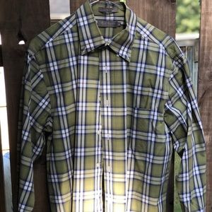 Daniel Cremieux Men’s Button Down Plaid Shirt